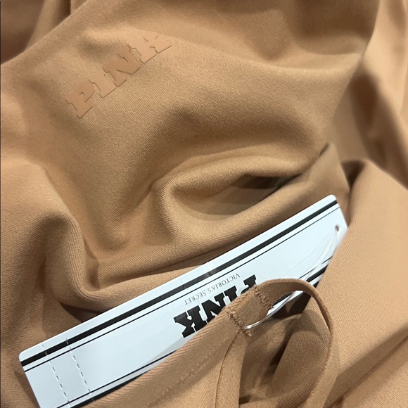 PINK Victoria's Secret Toffee Brown Relay Maxi Dress Size Large - Picture 3 of 4